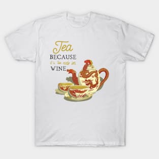 Tea set with a hand drawn circles in pantone colors 2021 T-Shirt